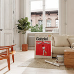 Ladda upp bild till gallerivisning, Fodbold plakat | Fodbold plakater | Gabriel Magalhães Fodboldplakat | Perfekt til Den Ægte Fodbold Fan | Plakaty.dk