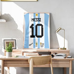 Ladda upp bild till gallerivisning, Fodbold plakat | Fodbold plakater | Lionel Messi Fodboldplakat | Perfekt til Den Ægte Fodbold Fan | Plakaty.dk