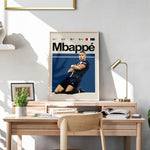 Ladda upp bild till gallerivisning, Fodbold plakat | Fodbold plakater | Kylian Mbappé Fodbold plakat | Perfekt til Den Ægte Fodbold Fan | Plakaty.dk