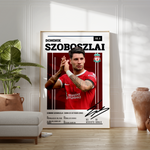 Ladda upp bild till gallerivisning, Fodbold plakat | Fodbold plakater | Dominik Szoboszlai Fodbold Plakat | Perfekt til Passionerede Fans | Plakaty.dk