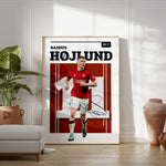 Ladda upp bild till gallerivisning, Fodbold plakat | Fodbold plakater | Rasmus Højlund Fodbold Spiller Plakat | Ideel til Dedikerede Fans | Plakaty.dk