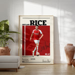 Ladda upp bild till gallerivisning, Fodbold plakat | Fodbold plakater | Declan Rice Fodbold Plakat | Ideel til Passionerede Fans | Plakaty.dk