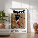 Ladda upp bild till gallerivisning, Fodbold plakat | Fodbold plakater | Kylian Mbappé Fodbold Plakat | Til Eksklusive Fans | Plakaty.dk