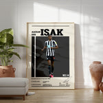 Ladda upp bild till gallerivisning, Fodbold plakat | Fodbold plakater | Alexander Isak Fodbold Spiller Plakat | Perfekt til Dedikerede Fans | Plakaty.dk