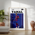 Ladda upp bild till gallerivisning, Fodbold plakat | Fodbold plakater | Lamine Yamal Fodbold Plakat | Inspirerende for Fremtidens Fans | Plakaty.dk