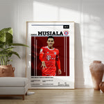 Ladda upp bild till gallerivisning, Fodbold plakat | Fodbold plakater | Jamal Musiala Fodbold Plakat | Perfekt til Passionerede Fans | Plakaty.dk