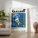 Ladda upp bild till gallerivisning, Fodbold plakat | Fodbold plakater | Erling Haaland Fodbold Plakat | Perfekt til Passionerede Fans | Plakaty.dk