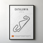Ladda upp bild till gallerivisning, Spanien Formel 1-affisch | Catalonia Rush: Spanska vibbar i Barcelona