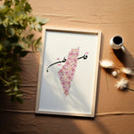 Ladda upp bild till gallerivisning, Palestine Plakat | Pink Roser Plakat | Lyserød Blomster plakat