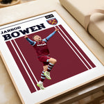 Ladda upp bild till gallerivisning, Fodbold plakat | Fodbold plakater | Jarrod Bowen Fodbold Plakat | Perfekt til Passionerede Fans | Plakaty.dk