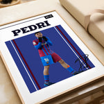 Ladda upp bild till gallerivisning, Fodbold plakat | Fodbold plakater | Pedri Fodbold Plakat | Perfekt til Passionerede Fans | Plakaty.dk