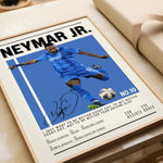 Ladda upp bild till gallerivisning, Fodbold plakat | Fodbold plakater | Neymar Fodbold Spiller Plakat | Perfekt til Passionerede Fans | Plakaty.dk