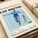 Ladda upp bild till gallerivisning, Fodbold plakat | Fodbold plakater | Kevin De Bruyne Fodbold Spiller Plakat | En Gave til Den Ægte Fan | Plakaty.dk