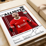 Ladda upp bild till gallerivisning, Fodbold plakat | Fodbold plakater | Alexis Mac Allister Fodbold Plakat | Perfekt til Passionerede Fans | Plakaty.dk