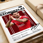 Ladda upp bild till gallerivisning, Fodbold plakat | Fodbold plakater | Dominik Szoboszlai Fodbold Plakat | Perfekt til Passionerede Fans | Plakaty.dk