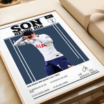 Ladda upp bild till gallerivisning, Fodbold plakat | Fodbold plakater | Son Heung-min Fodbold Spiller Plakat | Ideel til Passionerede Fans | Plakaty.dk