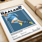 Ladda upp bild till gallerivisning, Fodbold plakat | Fodbold plakater | Erling Haaland Fodbold Plakat | Perfekt til Passionerede Fans | Plakaty.dk