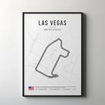 Ladda upp bild till gallerivisning, Formel 1-affisch i Las Vegas | Neonrusning i Las Vegas