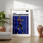 Ladda upp bild till gallerivisning, Fodbold plakat | Fodbold plakater | Robert Lewandowski Fodbold Plakat | Perfekt til Passionerede Fans | Plakaty.dk