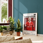 Ladda upp bild till gallerivisning, Fodbold plakat | Fodbold plakater | Alexis Mac Allister Fodbold Plakat | Perfekt til Passionerede Fans | Plakaty.dk