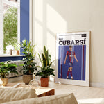 Ladda upp bild till gallerivisning, Fodbold plakat | Fodbold plakater | Pau Cubarsí Fodbold Plakat | Perfekt til Passionerede Fans | Plakaty.dk