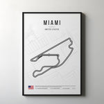 Ladda upp bild till gallerivisning, Formel 1-affisch i Miami | Sprint med stil på den magiska stadens gator
