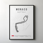 Ladda upp bild till gallerivisning, Monaco Formel 1-affisch | Glamourbana: Lyx med Monaco-vibbar