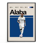 Ladda upp bild till gallerivisning, Fodbold plakat | Fodbold plakater | David Alaba Fodbold Plakat | Østrigs Allround-Stjerne | Plakaty.dk