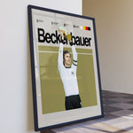 Ladda upp bild till gallerivisning, Fodbold plakat | Fodbold plakater | Beckenbauer Fodbold Plakat | Legendarisk Tribute til Den Ægte Fan | Plakaty.dk