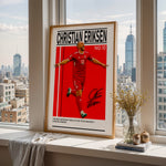 Ladda upp bild till gallerivisning, Fodbold plakat | Fodbold plakater | Christian Eriksen Fodbold Plakat | Danmark plakat | Perfekt til Den Ægte Fan | Plakaty.dk