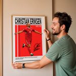 Ladda upp bild till gallerivisning, Fodbold plakat | Fodbold plakater | Christian Eriksen Fodbold Plakat | Danmark plakat | Perfekt til Den Ægte Fan | Plakaty.dk