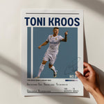 Ladda upp bild till gallerivisning, Fodbold plakat | Fodbold plakater | Toni Kroos Fodbold Plakat | Perfekt til Passionerede Fans | Plakaty.dk
