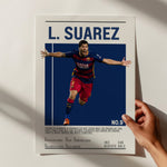 Ladda upp bild till gallerivisning, Fodbold plakat | Fodbold plakater | Luis Suárez Fodbold Plakat | Perfekt til Passionerede Fans | Plakaty.dk