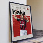 Ladda upp bild till gallerivisning, Fodbold plakat | Fodbold plakater | Kaka Fodbold Plakat 01 | Magisk Tribute til Den Ægte Fan | Plakaty.dk