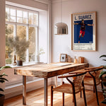 Ladda upp bild till gallerivisning, Fodbold plakat | Fodbold plakater | Luis Suárez Fodbold Plakat | Perfekt til Passionerede Fans | Plakaty.dk