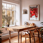 Ladda upp bild till gallerivisning, Fodbold plakat | Fodbold plakater | David Beckham Fodbold Spiller Plakat | Perfekt til Passionerede Fans | Plakaty.dk