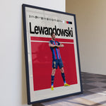 Ladda upp bild till gallerivisning, Fodbold plakat | Fodbold plakater | Robert Lewandowski Fodbold Plakat | Målmaskinens Hyldest til Den Ægte Fan | Plakaty.dk