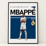 Ladda upp bild till gallerivisning, Fodbold plakat | Fodbold plakater | Kylian Mbappé Fodbold Plakat | Perfekt til Den Ægte Fan | Plakaty.dk