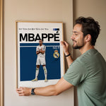 Ladda upp bild till gallerivisning, Fodbold plakat | Fodbold plakater | Kylian Mbappé Fodbold Plakat | Perfekt til Den Ægte Fan | Plakaty.dk