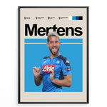 Ladda upp bild till gallerivisning, Fodbold plakat | Fodbold plakater | Dries Mertens Fodbold Plakat | Belgisk Målsluger, Elegance og Mål | Plakaty.dk