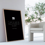 Ladda upp bild till gallerivisning, Kylian Mbappé Fodbold Plakat | Til Real Madrid Fans | Denne plakat viser Kylian Mbappé i en ikonisk Real Madrid trøje, klar til at score mål. Perfekt til fodboldfans og specielt Real Madrid entusiaster.