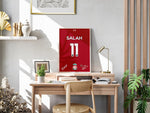 Ladda upp bild till gallerivisning, Fodbold plakat | Fodbold plakater | Mohamed Salah Fodboldplakat | Perfekt til Den Ægte Fodbold Fan | Plakaty.dk