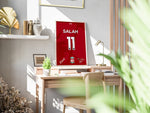 Ladda upp bild till gallerivisning, Fodbold plakat | Fodbold plakater | Mohamed Salah Fodboldplakat | Perfekt til Den Ægte Fodbold Fan | Plakaty.dk