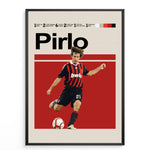 Ladda upp bild till gallerivisning, Fodbold plakat | Fodbold plakater | Andrea Pirlo Fodbold Plakat | Legendarisk Tribute til Den Ægte Fan | Plakaty.dk