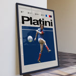 Ladda upp bild till gallerivisning, Fodbold plakat | Fodbold plakater | Michel Platini Fodbold Plakat | Legendarisk Tribute til Den Ægte Fan | Plakaty.dk