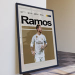Ladda upp bild till gallerivisning, Fodbold plakat | Fodbold plakater | Sergio Ramos Fodbold Plakat 01 | Legendarisk Tribute til Den Ægte Fan | Plakaty.dk