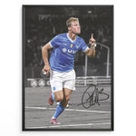 Ladda upp bild till gallerivisning, Fodbold plakat | Fodbold plakater | Rasmus Højlund Fodbold Plakat | Danmark | Perfekt til Den Ægte Fan | Plakaty.dk