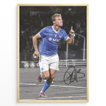 Ladda upp bild till gallerivisning, Fodbold plakat | Fodbold plakater | Rasmus Højlund Fodbold Plakat | Danmark | Perfekt til Den Ægte Fan | Plakaty.dk