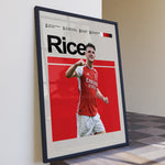 Ladda upp bild till gallerivisning, Fodbold plakat | Fodbold plakater | Declan Rice Fodbold Plakat | Engelsk Midtbanetalent, Styrke og Vision | Plakaty.dk