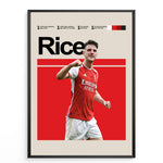 Ladda upp bild till gallerivisning, Fodbold plakat | Fodbold plakater | Declan Rice Fodbold Plakat | Engelsk Midtbanetalent, Styrke og Vision | Plakaty.dk